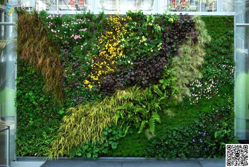 Trang trí tường với nhiêu mẫu cỏ nhân tạo đa dạng, bắt mắt