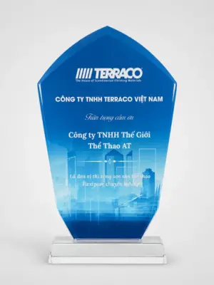 Chứng nhận TERRACO Việt Nam cho AT SPORT — thi công sơn sàn Flexipave
