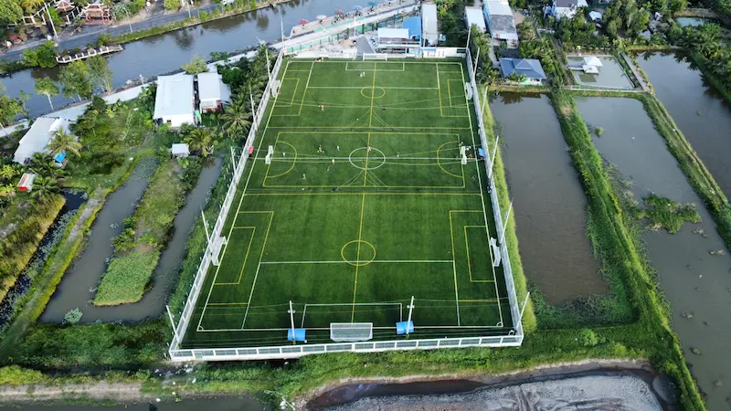 Sân bóng cỏ nhân tạo 5 người AT Sport thi công tại Đà Nẵng