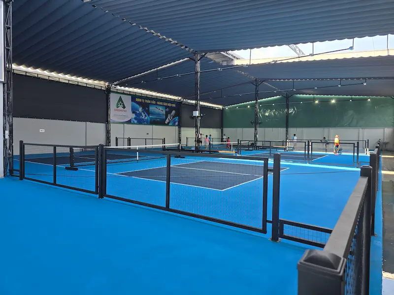 Cụm 4 sân pickleball 597 tại Phường Tam Thắng, Vũng Tàu do AT SPORT thi công trọn gói
